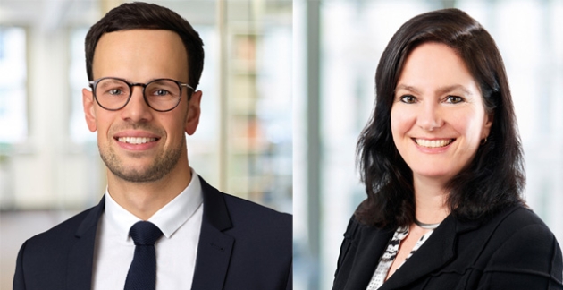 Markenschutz in der Zukunft - Dr. Hendrik Schulze und Yvonne Draheim von der Kanzlei Hogan Lovells - Quelle: Hogan Lovells
